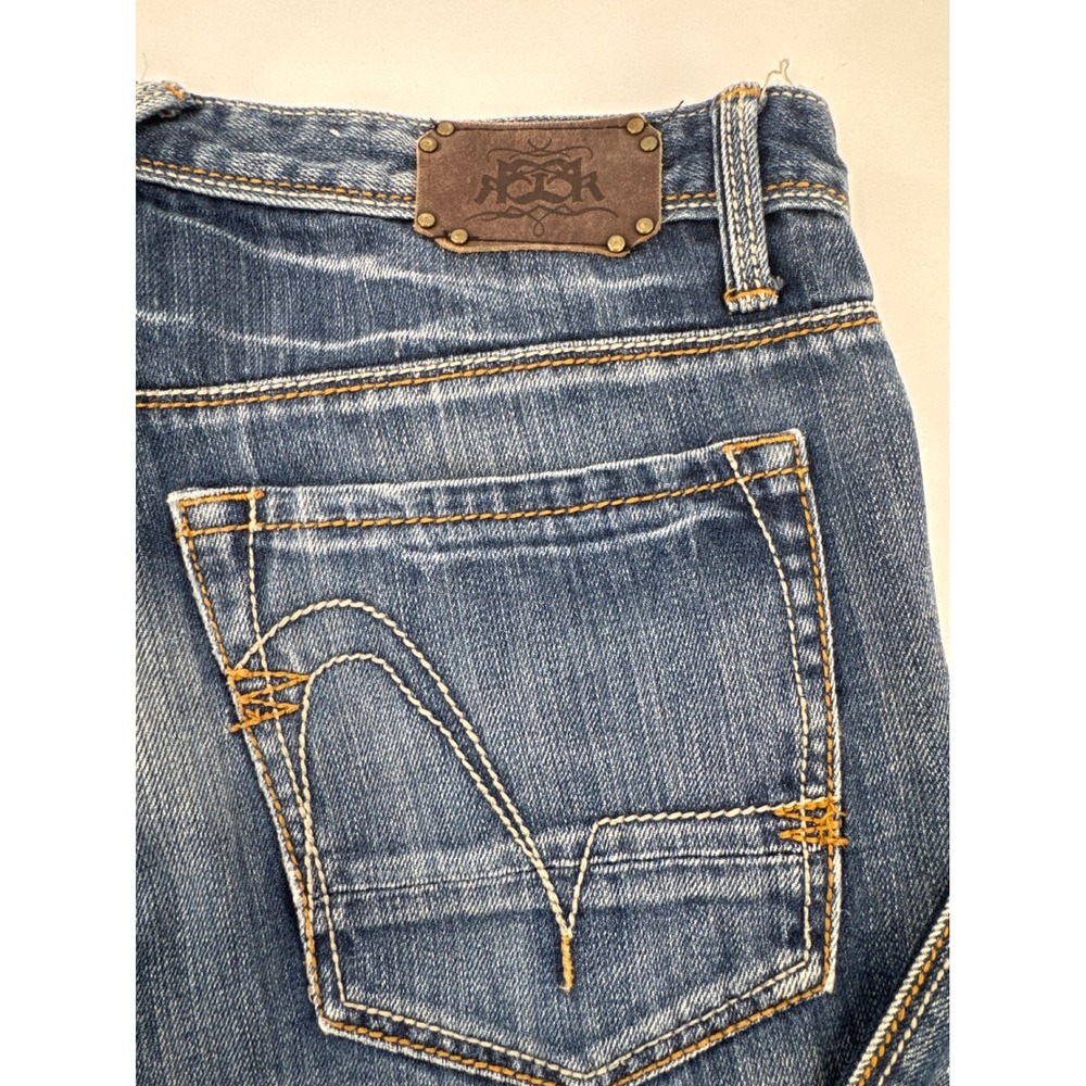 Bailey's Pt BLK Slim Straight Mens Blue Denim Jeans Size 30x32‎ - Picture 6 of 7